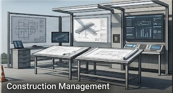 Construction management illustration